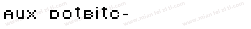 AuX DotBitC字体转换